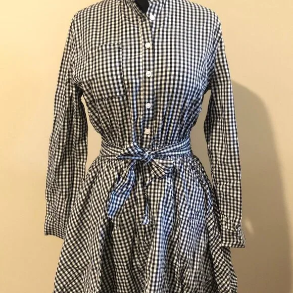 Black & White Checkered Swing Dress - Picture 10 of 10